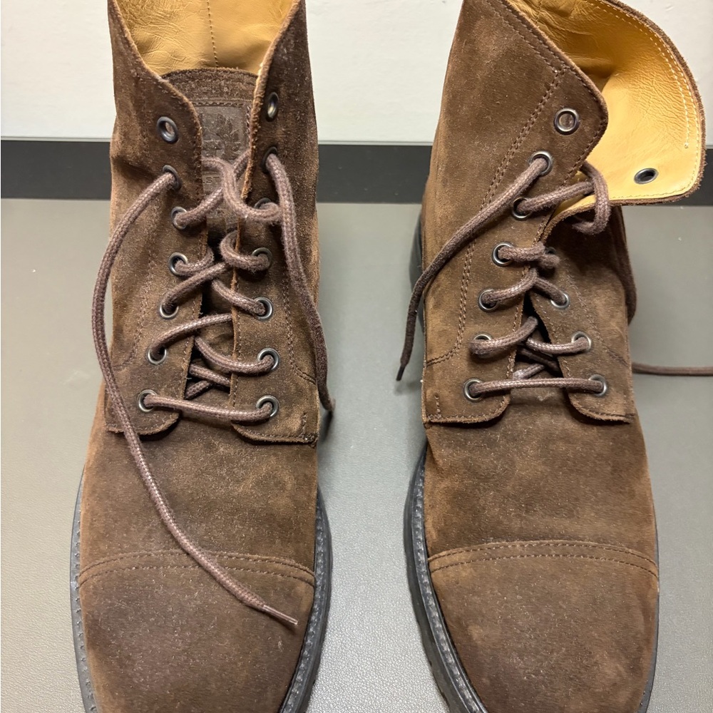 Belstaff Alperton Brown Suede Men's Boots
